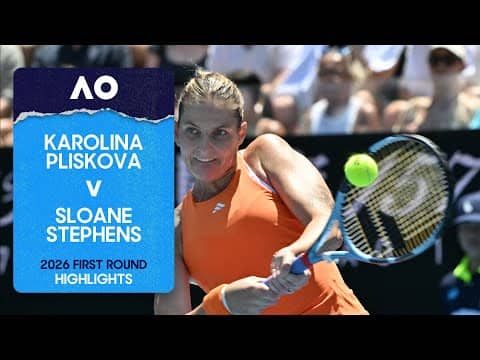 Karolina Pliskova v Sloane Stephens Highlights | Australian Open 2026 First Round