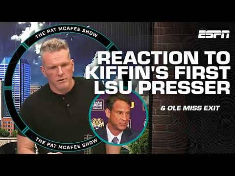 Pat McAfee reacts to Lane Kiffin's LSU introductory press conference 🚨 | The Pat McAfee Show