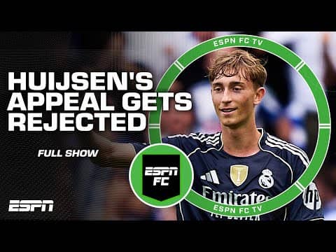 RFEF REJECECT Dean Huijsen's red card appeal vs. Espanyol 👀 | ESPN FC