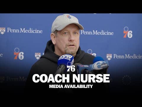 Philadelphia 76ers Practice Media Availability 🎙️ | Coach Nurse | 11.24.25