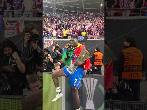 Ismailia Sarr = Aura 🇸🇳 #crystalpalace #conferenceleague #winner