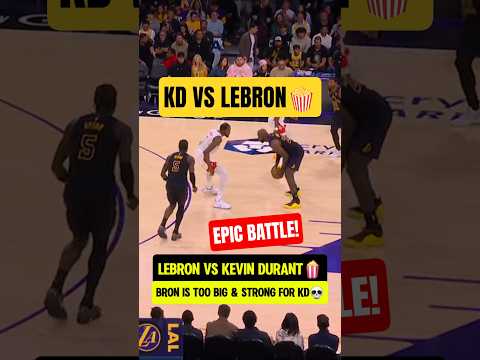 LeBron was just TOO MUCH for KD😤