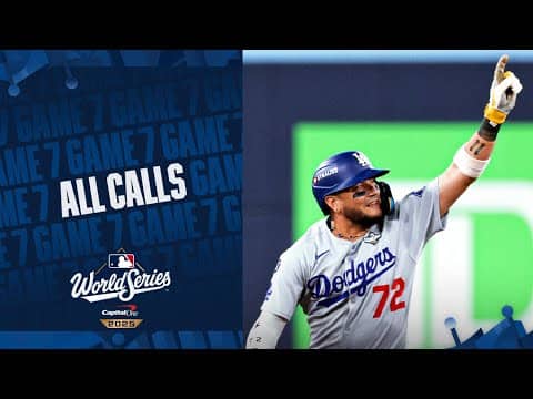 ALL CALLS: Miguel Rojas' CLUTCH home run for the Dodgers to force World Series Game 7 into extras! 😱