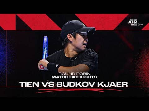 Learner Tien vs Nicolai Budkov Kjaer Highlights | 2025 Next Gen ATP Finals