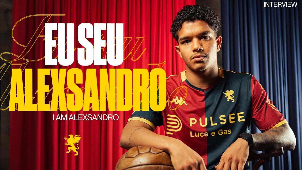 🇧🇷 EU SEU ALEXSANDRO | GENOA CFC NEW SIGNING | INTERVIEW 🎙️