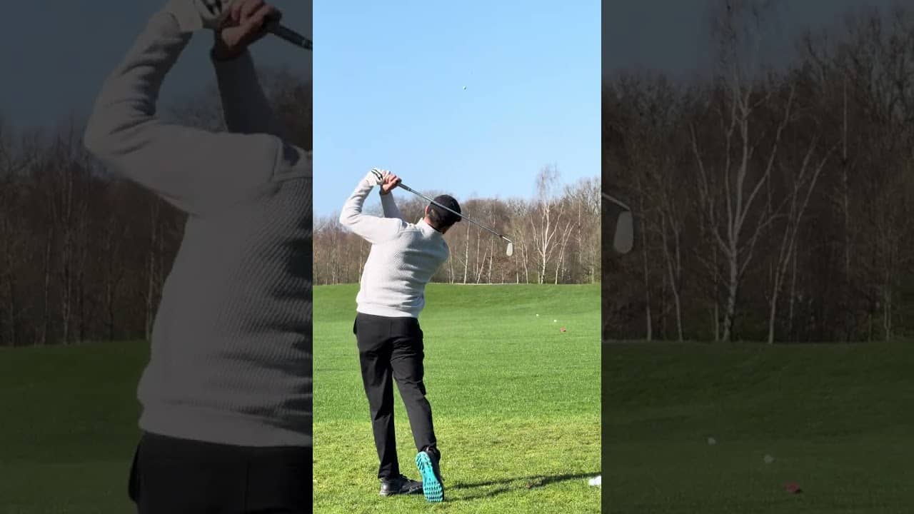 Nice to get some practice in sunny Manchester ☀️⛳️