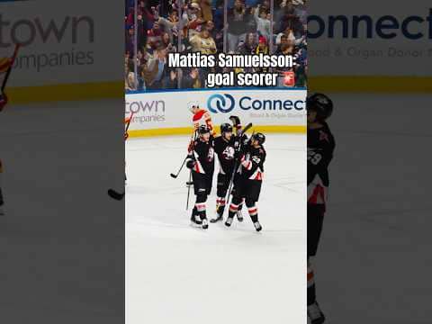 Mattias Samuelsson is heating up! 🔥 #nhl #buffalosabres #hockey