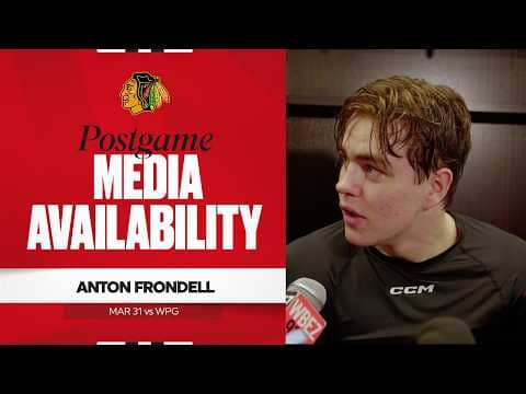 "It was a dream come true." | Anton Frondell Postgame 3.31.26