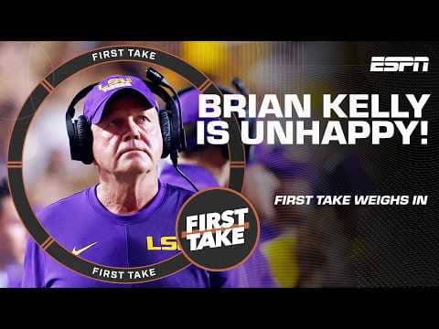 Paul Finebaum DEFENDS Brian Kelly for SNAPPING on reporters 👏 | First Take