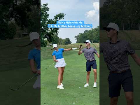 Another day of sibling annoyance #golf #golfswing #siblings #golfer #golfgirl #golflife #golftips