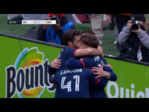 Luca Langoni FIRST-HALF HAT TRICK of ASSISTS for NE Revolution!