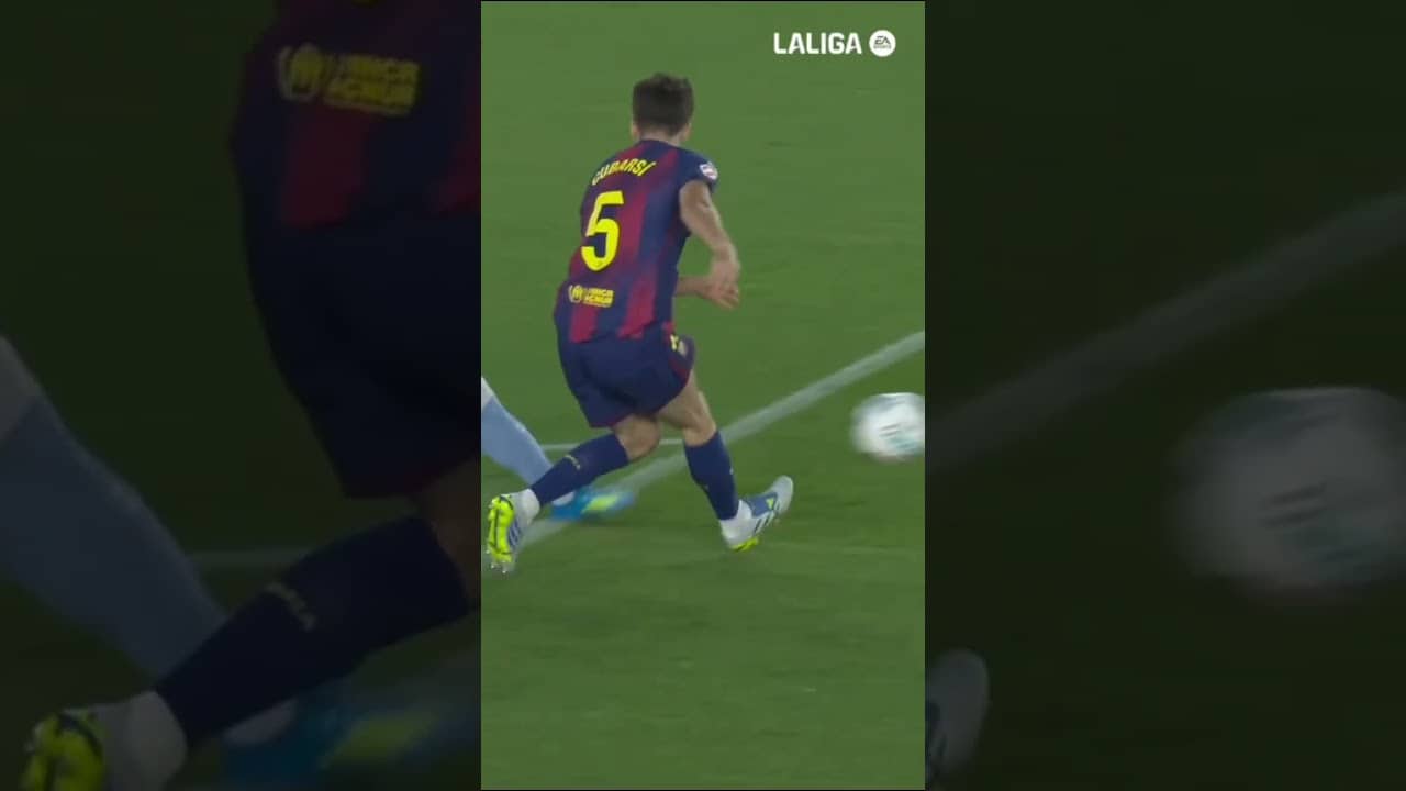 Estampida de PABLO DURÁN en el Camp Nou 🐃 #LALIGAHighlights #shorts