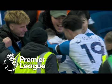 Pascal Gross gives Brighton 1-0 lead over Everton | Premier League | NBC Sports