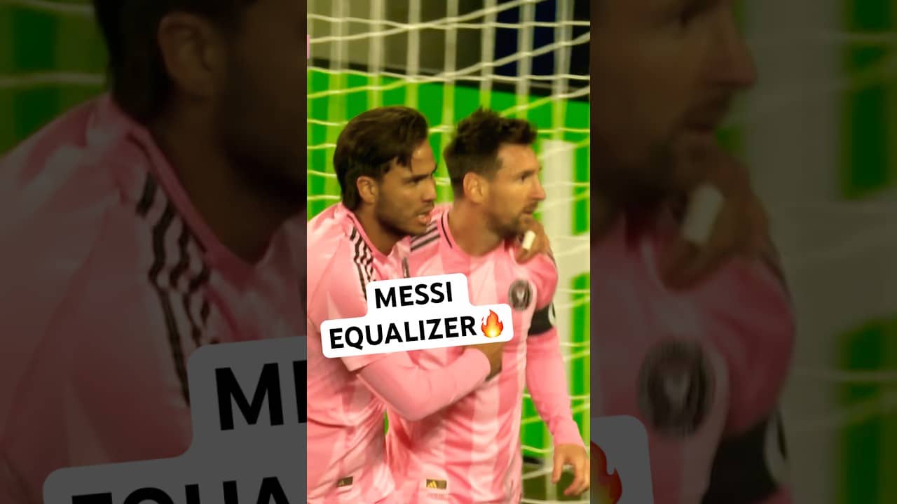 Messi second goal is an EQUALIZER for @intermiamicf!👏