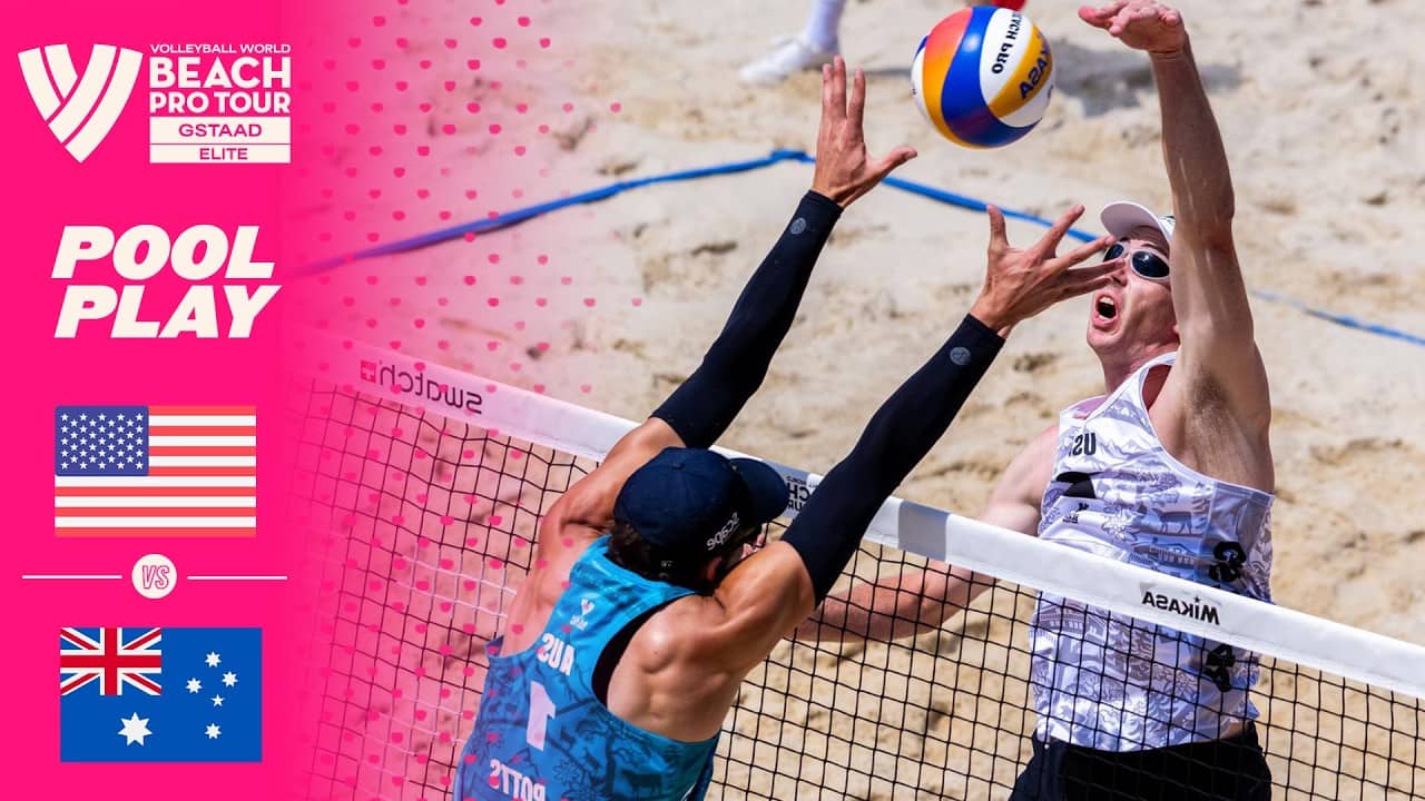 Crabb/Benesh vs. Potts/Pearse - Pool Play Highlights | Gstaad 2026 #BeachProTour