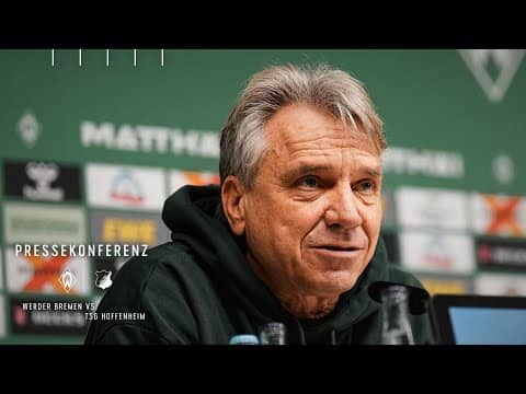 Pressekonferenz mit Horst Steffen vor Hoffenheim I SV Werder Bremen vs. TSG Hoffenheim