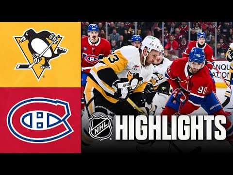 Penguins vs. Canadiens | NHL Highlights | December 20, 2025