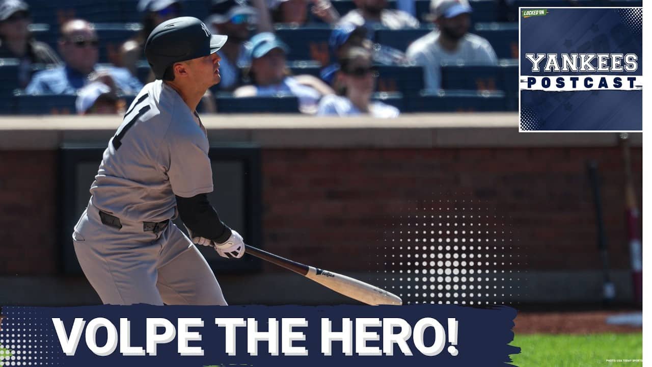 YANKEES POSTCAST: Anthony Volpe saves the day in a late comeback victory for the Yankees!