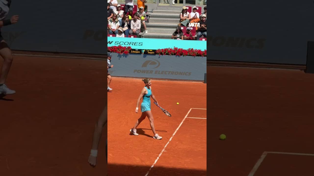 WHAT A COMEBACK 😤 Karolina Pliskova fights off Mertens for a Round of 16 spot! #wta #tennis