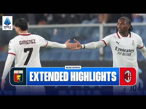 Genoa vs. AC Milan: Extended Highlights | Serie A | CBS Sports Golazo