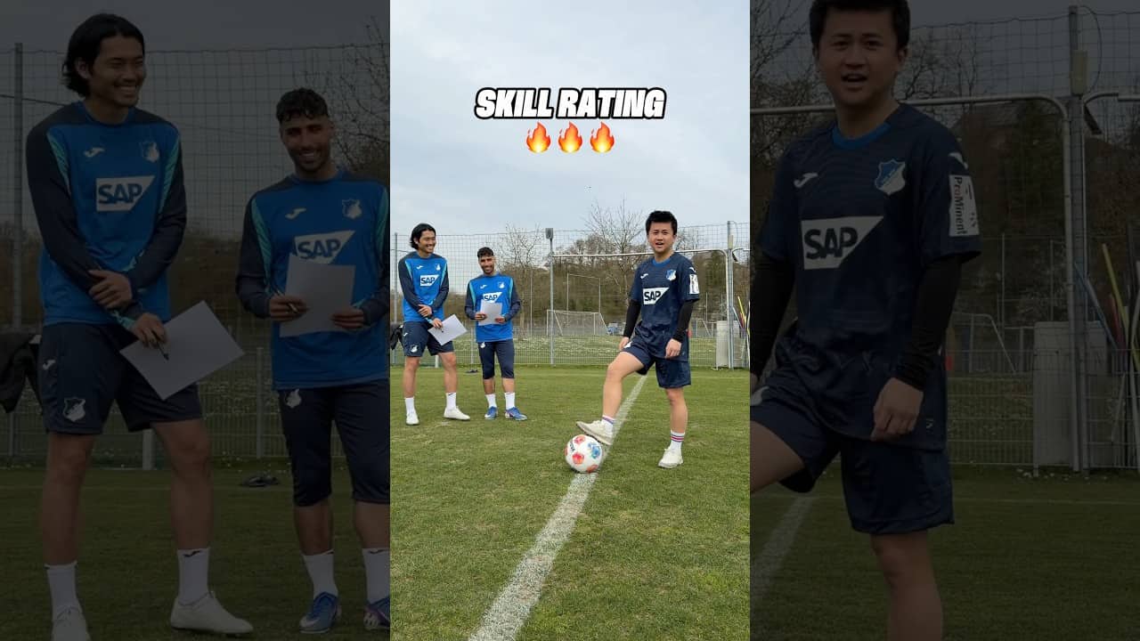 Skill rating 🤓🔥 #Hoffenheim #NaderJindaoui #KokiMachida #Unparunpa