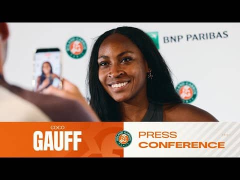 Coco Gauff | Round 1 Press Conference | Roland-Garros 2026