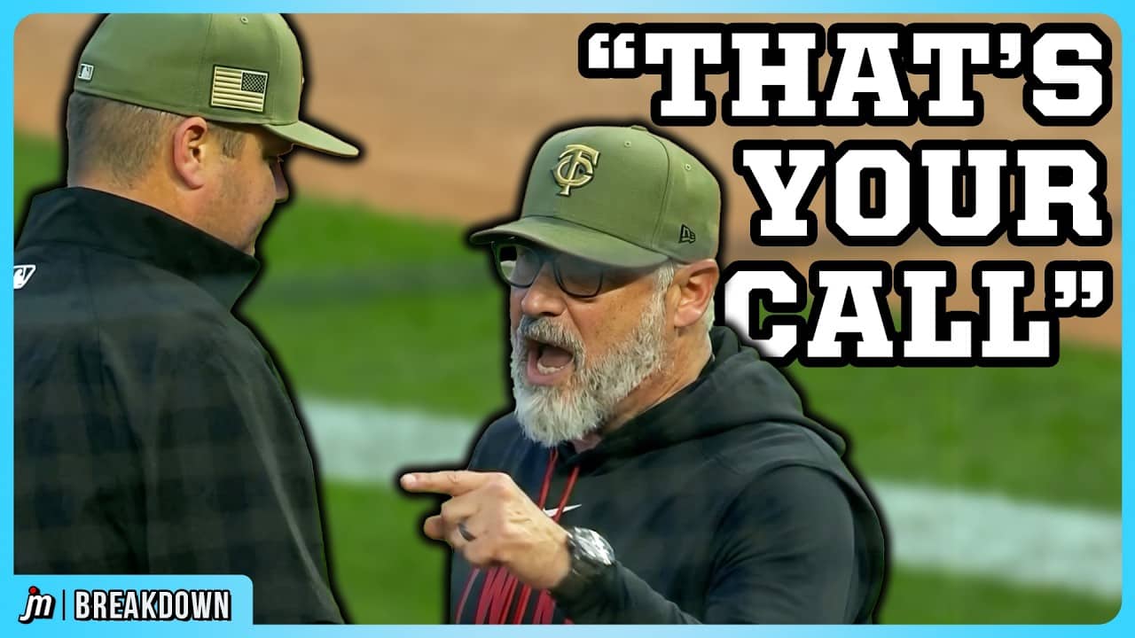 Manager gets ejected for telling the umpire to stand up for himself a breakdown