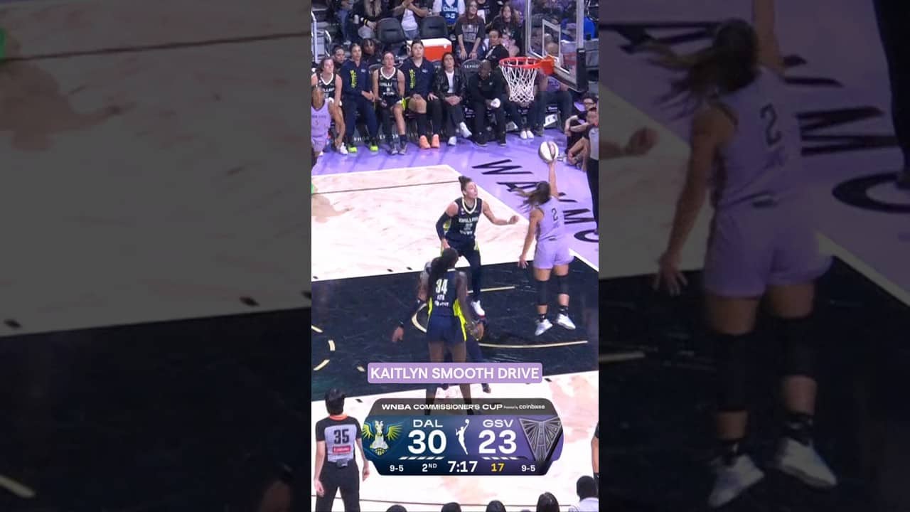 Kaitlyn Chen with That Smooth Touch! 🔥 #wnba #goldenstatevalkyries #shorts #kaitlynchen