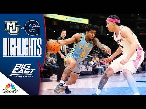 Marquette vs. Georgetown | COLLEGE BASKETBALL HIGHLIGHTS | 2/24/26 | NBC Sports