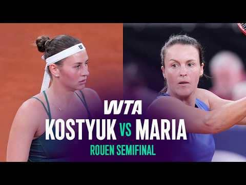 Marta Kostyuk vs. Tatjana Maria | 2026 Rouen Semifinal | WTA Match Highlights