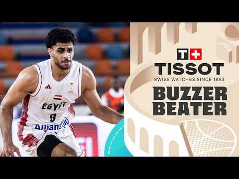 AdamMoussa 🇪🇬 | 🚨 TISSOT Buzzer Beater | FIBA Basketball World Cup 2027 African Qualifiers