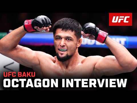 Nursulton Ruziboev Octagon Interview | UFC Baku