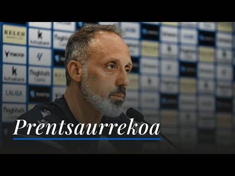 RUEDA DE PRENSA 14:00 | Pellegrino Matarazzo | Real Sociedad - Celta de Vigo