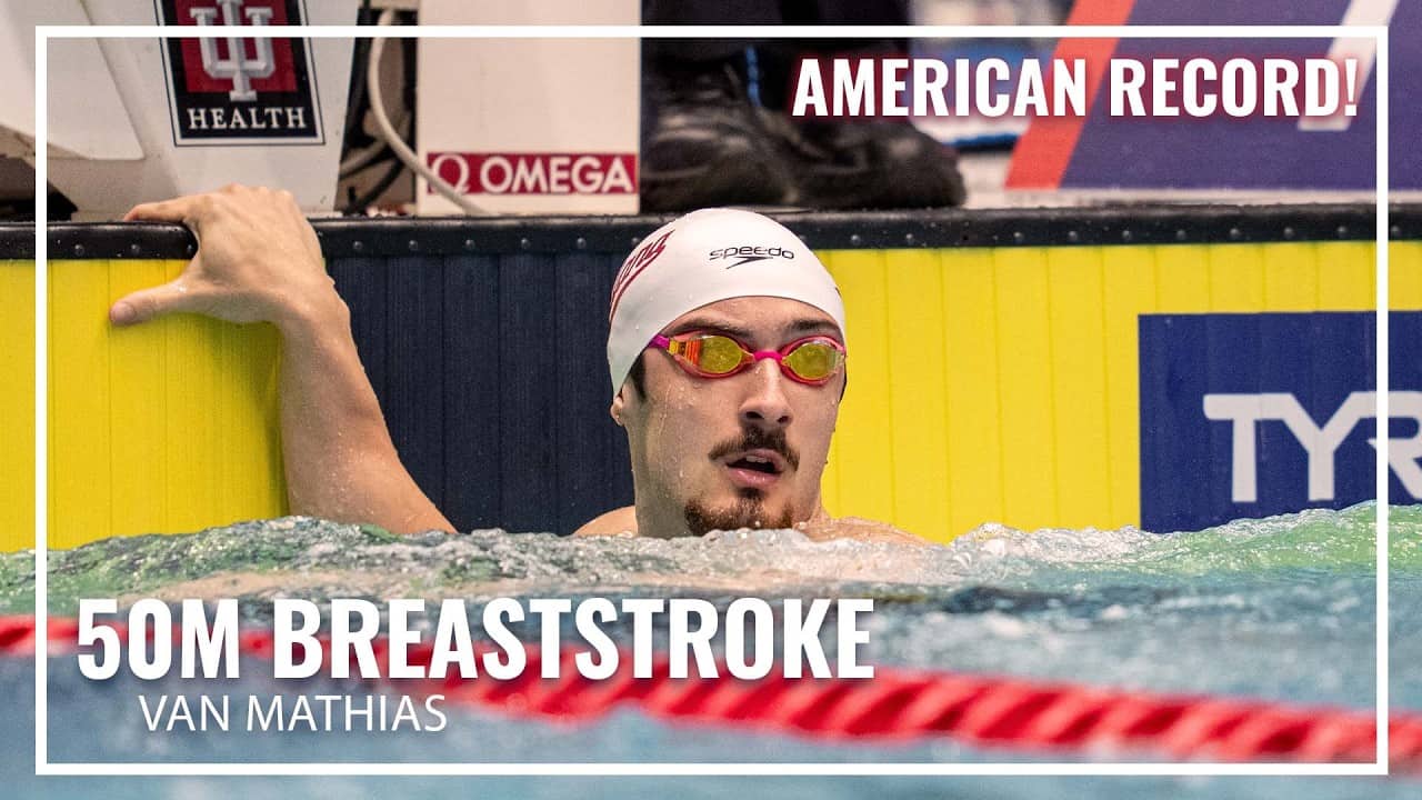 Van Mathias Lowers His Own American Record in the 50M Breaststroke |2026 TYR Pro Series Indianapolis