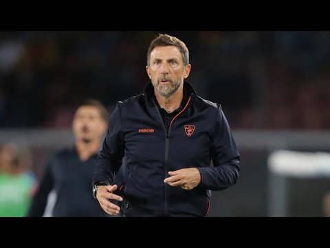 Conferenza stampa di mister Di Francesco: vigilia di Lecce-Bologna