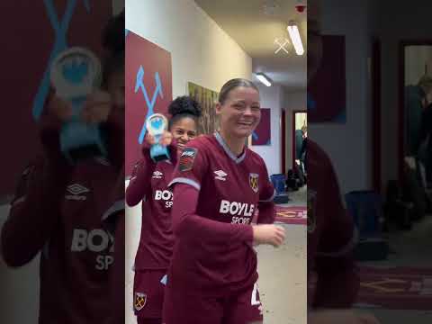 ⚽ Pure Scenes! West Ham Women React To Their First WSL Win!
