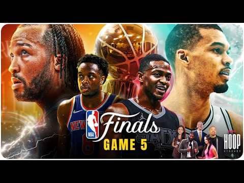 🚨 NBA Finals Game 5! Will the Knicks be Champs or Can the Spurs Force a Game 6? 👀 | Hoop Streams 🏀