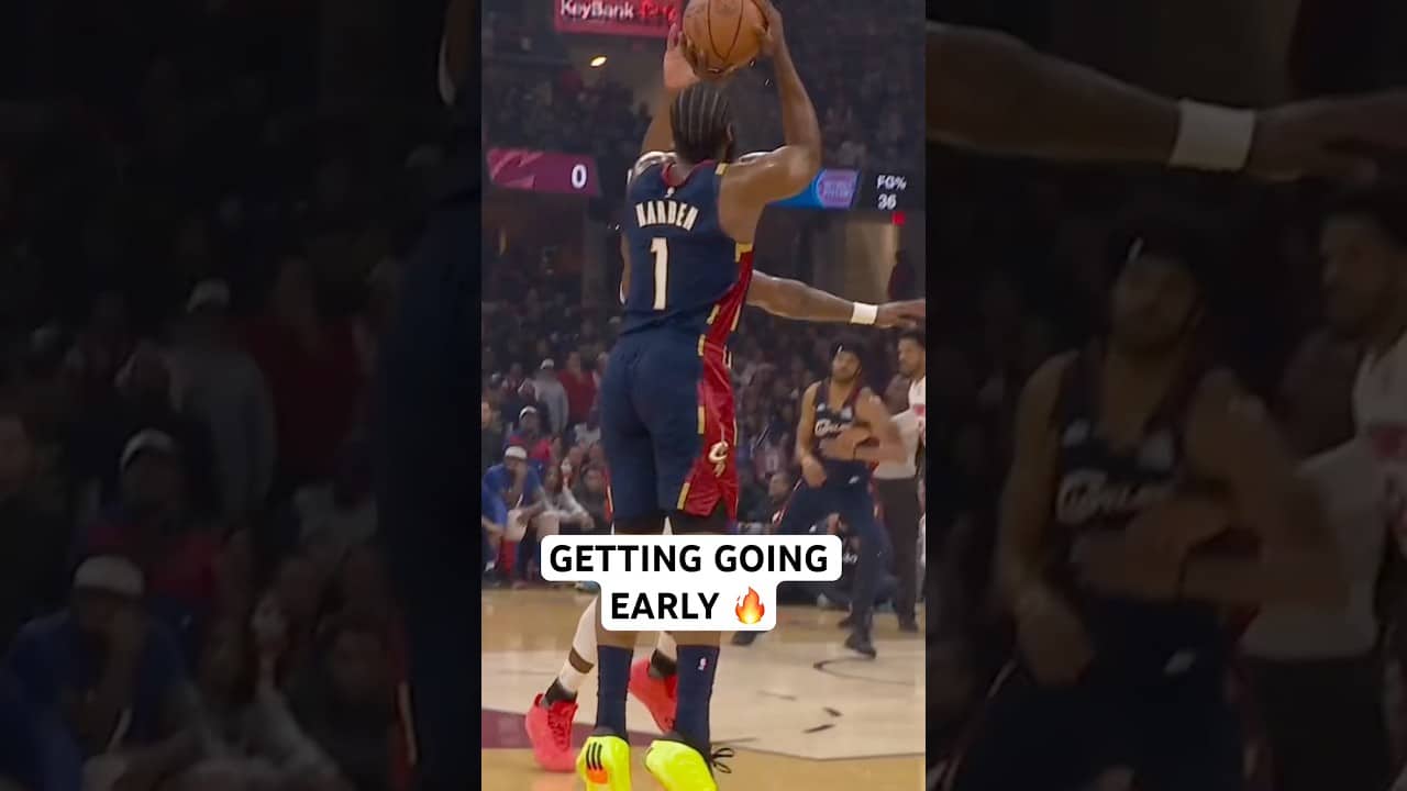 James Harden and Donovan Mitchell are cooking early in Game 6 🔥
