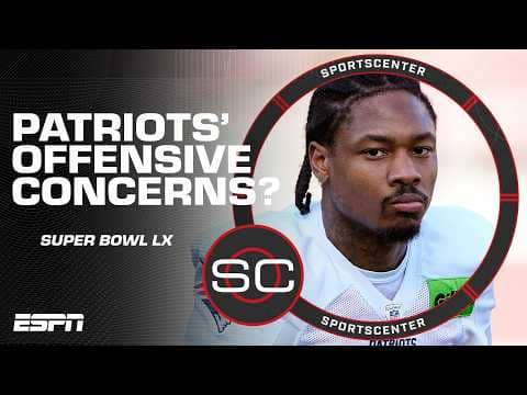 Damien Woody's ONE concern about the Patriots' offense in the Super Bowl | SportsCenter