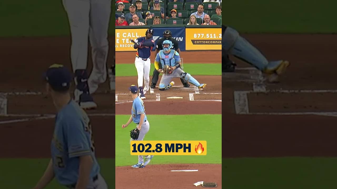 Jacob Misiorowski overpowers Yordan Alvarez with straight GAS 😲