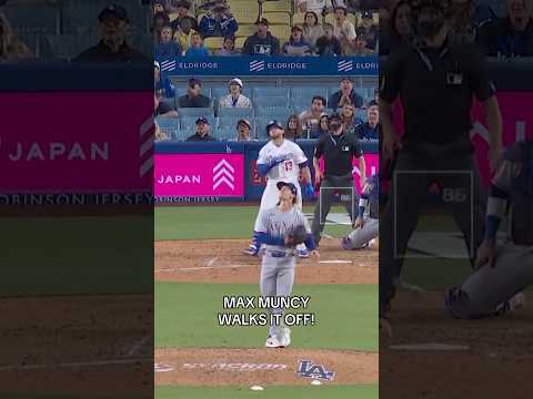 MAX MUNCY WALK OFF SHOT FOR DODGERS!!