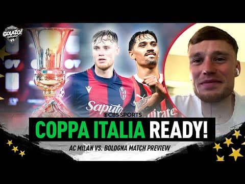 Sam Beukema is READY to take down Milan in Coppa Italia FINAL 💪: AC Milan vs. Bologna | Matchday