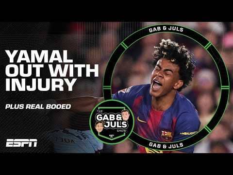 ‘Barcelona will have to do WITHOUT him’ 🤕 Yamal out for the season with injury | ESPN FC