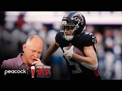 Can you trust Atlanta Falcons' Drake London in Week 18? | Fantasy Football Happy Hour | NFL on NBC