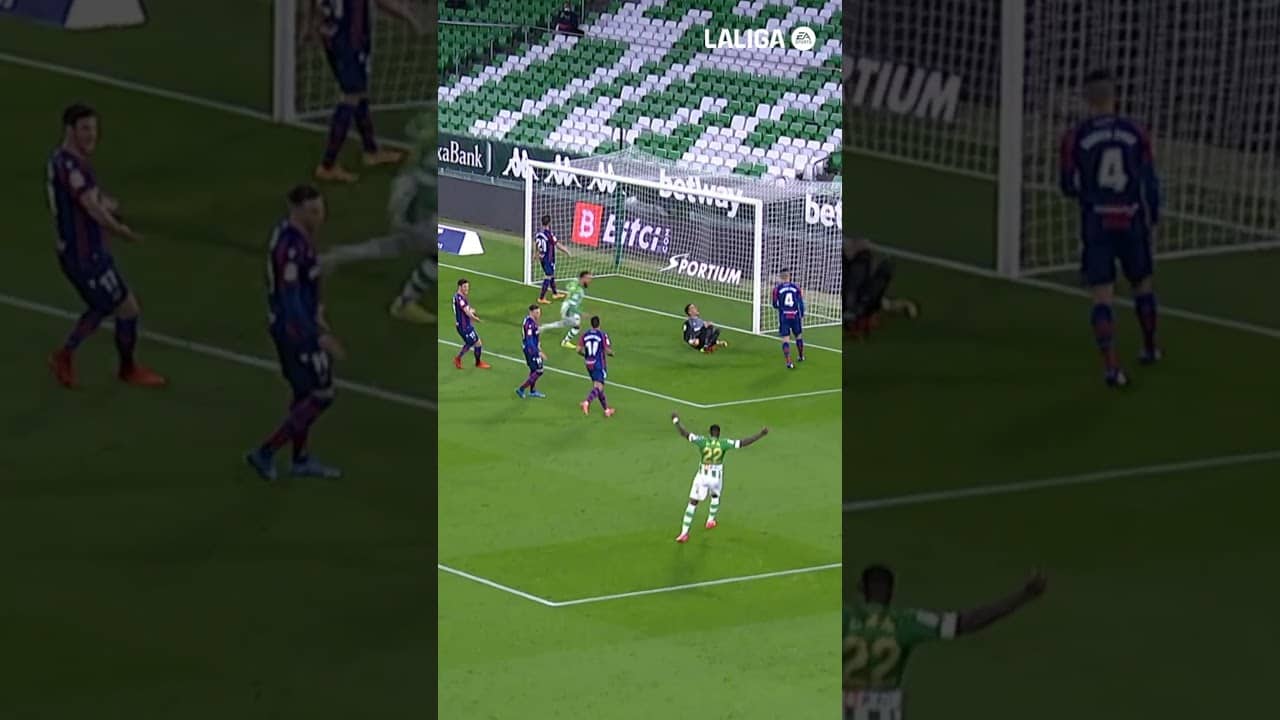 Es un GOLAZO se mire por DONDE se mire 🤩 #realbetis #shorts