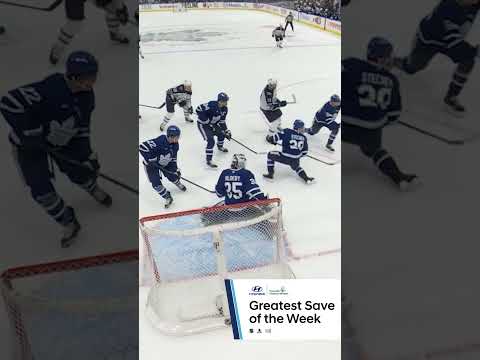 Hildeby robs Scheifele with the knob of his stick for Greatest Save 😱