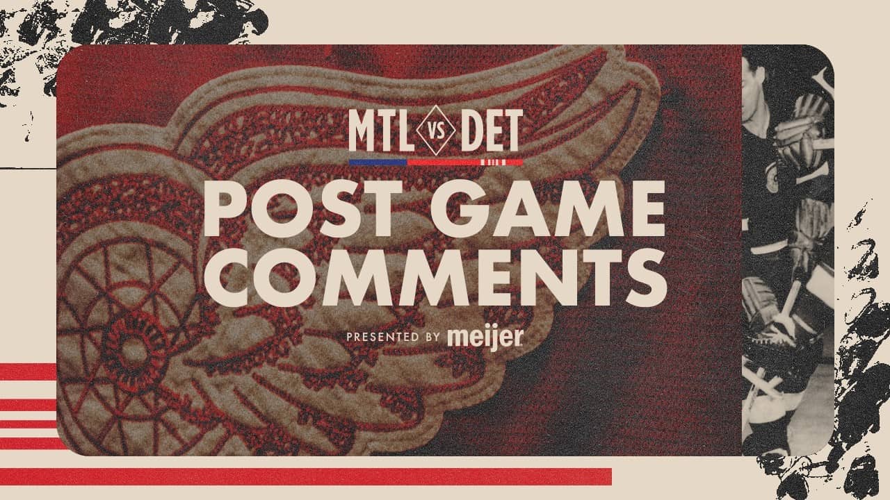 JT Compher, Alex DeBrincat, Todd McLellan Post Game Comments vs. MTL | March 19, 2026