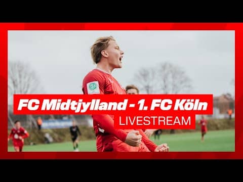 Europa-Reise der FC-U19 im Livestream: FC Midtjylland - 1. FC Köln I Youth League