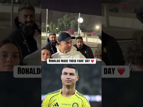 Ronaldo made their day (via Rtiban1/IG) #ronaldo #cristiano