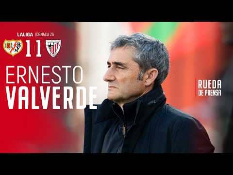 🎙 Ernesto Valverde | post Rayo Vallecano 1-1 Athletic Club | J26 LaLiga EA Sports